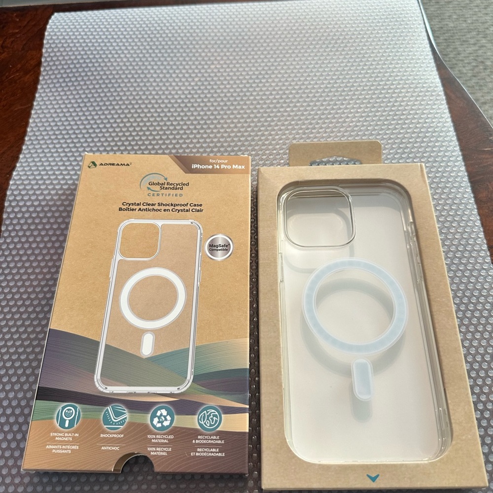 iPhone 14 Pro Max Crystal Clear Shockproof MagSafe Case (Brand New)